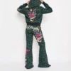 Anchor Rose Boot Cut Sweatpants