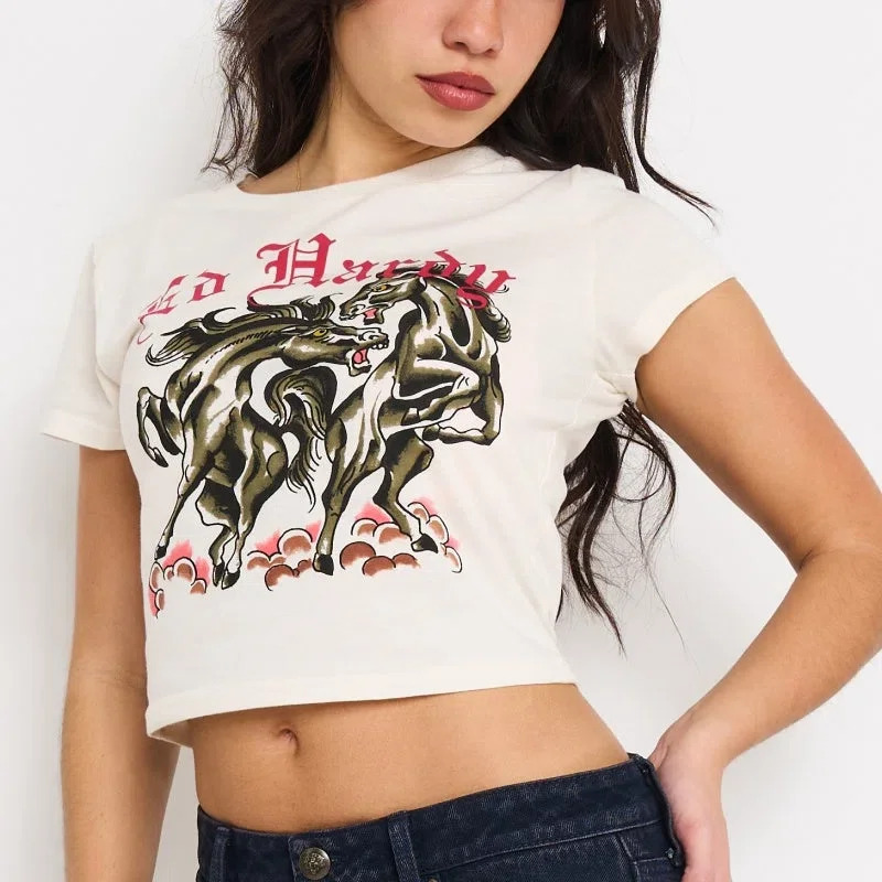 Battle Horses Baby Tee Battle Horses Baby Tee
