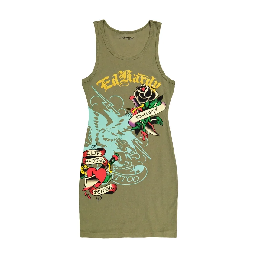 Black Rose Rib Tank Dress Black Rose Rib Tank Dress