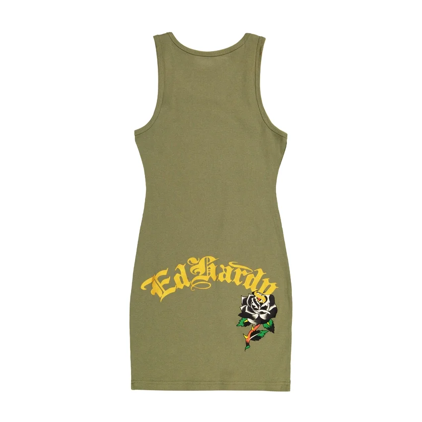 Black Rose Rib Tank Dress Black Rose Rib Tank Dress