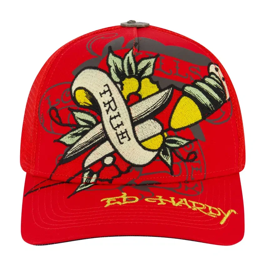 Black Rose Trucker Hat Black Rose Trucker Hat