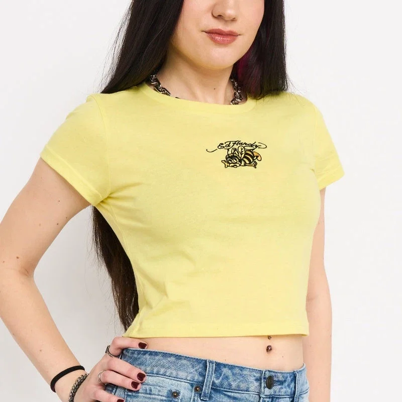 Bumblebee Embroidered Baby Tee Bumblebee Embroidered Baby Tee