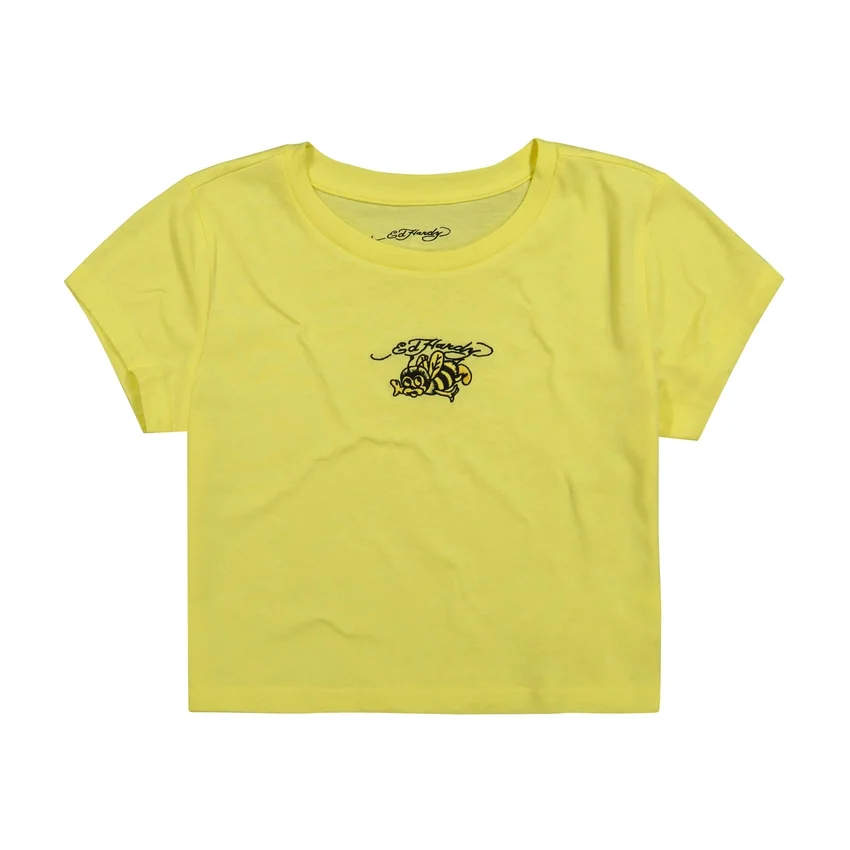 Bumblebee Embroidered Baby Tee Bumblebee Embroidered Baby Tee