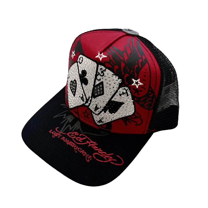 Cards Rhinestone Trucker Hat Cards Rhinestone Trucker Hat