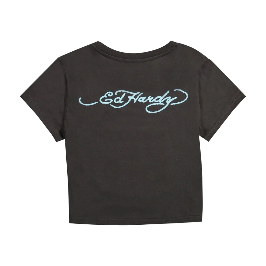 Cobra Roses Baby Tee Cobra Roses Baby Tee