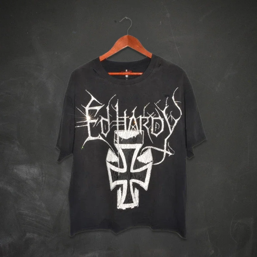 Cross Cropped Mens Boxy Tee Cross Cropped Mens Boxy Tee