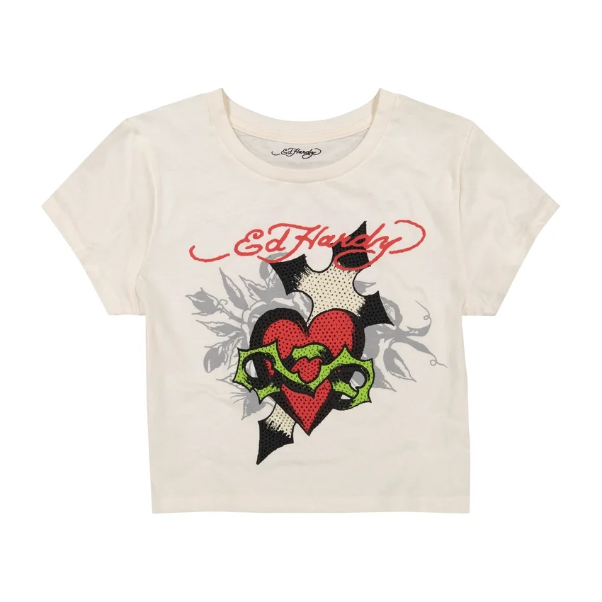 Cross Heart Baby Tee Cross Heart Baby Tee