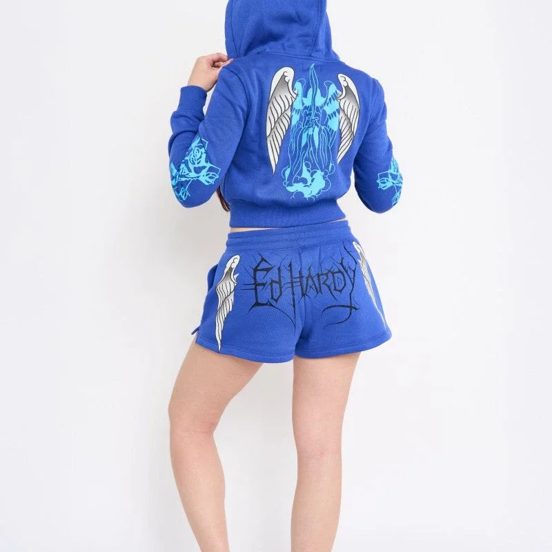 Cross Wings Y2K Fleece Shorts Cross Wings Y2K Fleece Shorts
