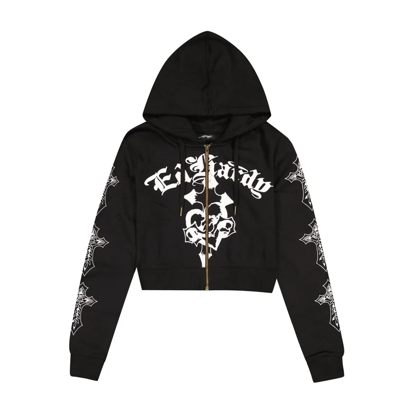 Crosses Zip Front Hoodie Crosses Zip Front Hoodie
