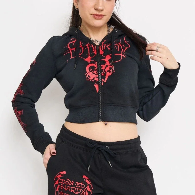 Crosses Zip Front Hoodie Crosses Zip Front Hoodie
