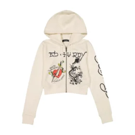 Dagger Heart Cropped Hoodie Dagger Heart Cropped Hoodie