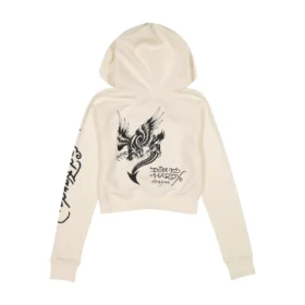 Dagger Heart Cropped Hoodie Dagger Heart Cropped Hoodie