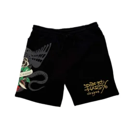 Dagger Rose Fleece Short
