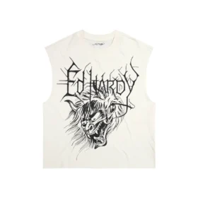 Demon Head Rhinestone Boxy Cropped Tee Demon Head Rhinestone Boxy Cropped Tee