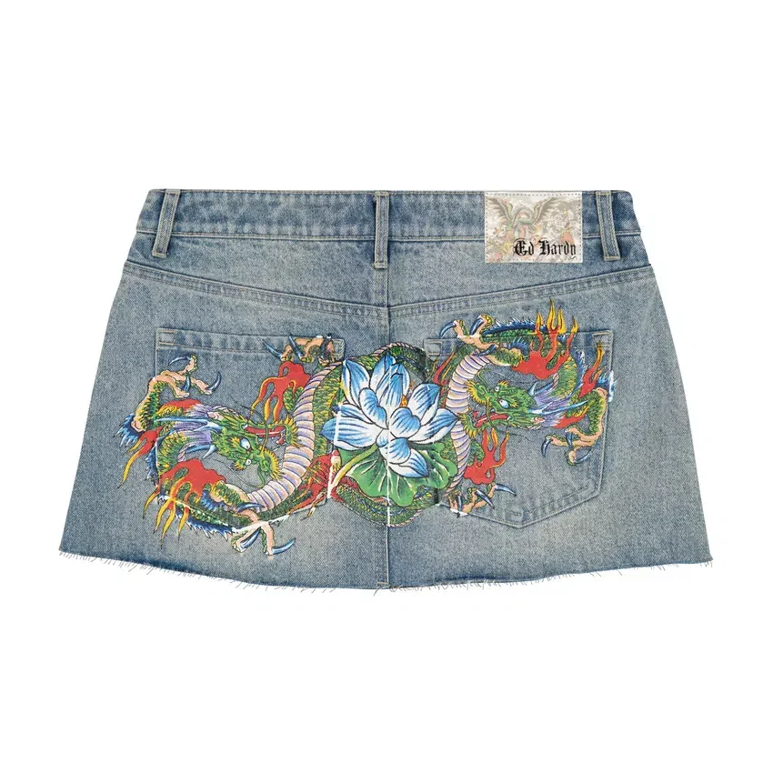 Dragon Denim Mini Skirt Dragon Denim Mini Skirt
