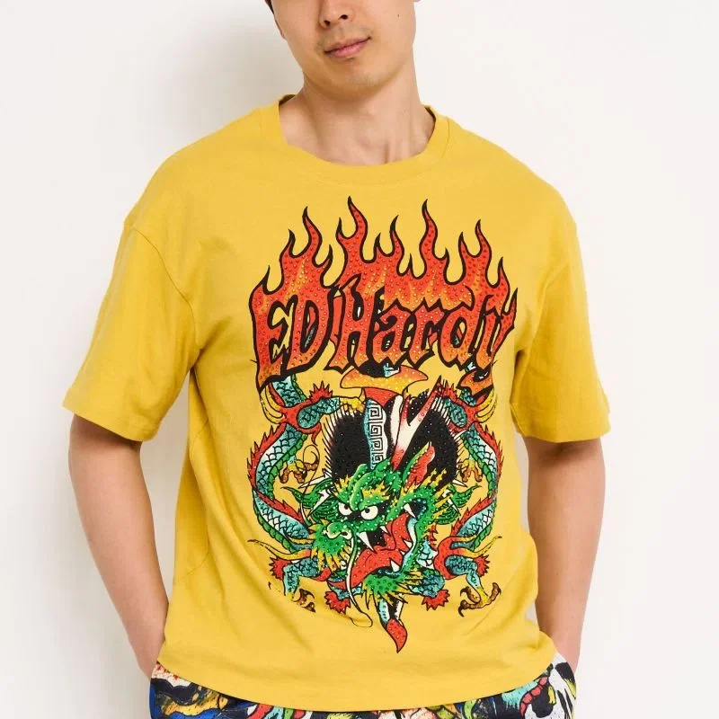 Dragons Rhinestone Boxy Tee Dragons Rhinestone Boxy Tee