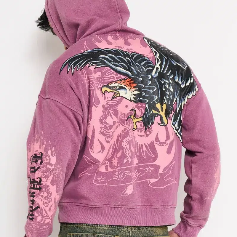 Eagle Boxy Fleece Hoodie Eagle Boxy Fleece Hoodie