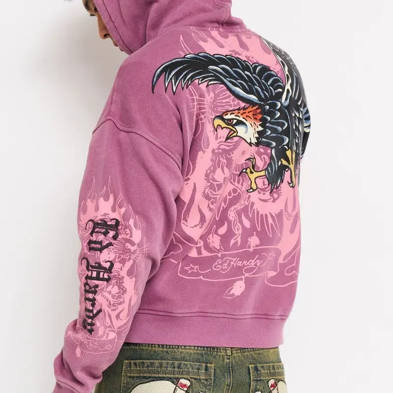 Eagle Boxy Fleece Hoodie Eagle Boxy Fleece Hoodie