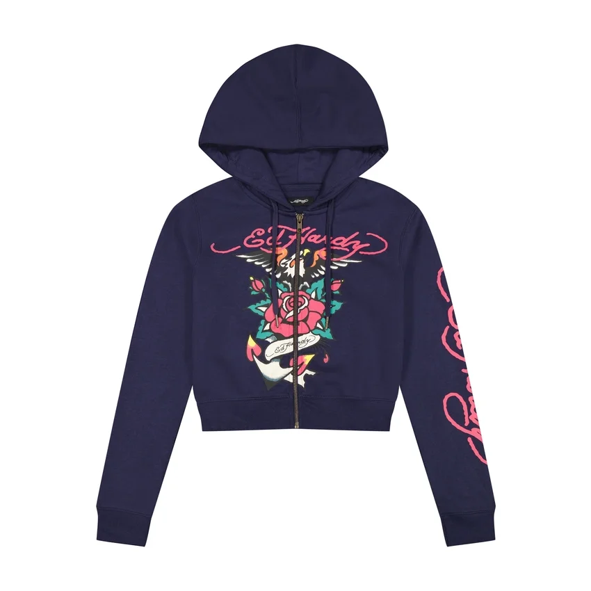 Eagle Rose Cropped Hoodie Eagle Rose Cropped Hoodie
