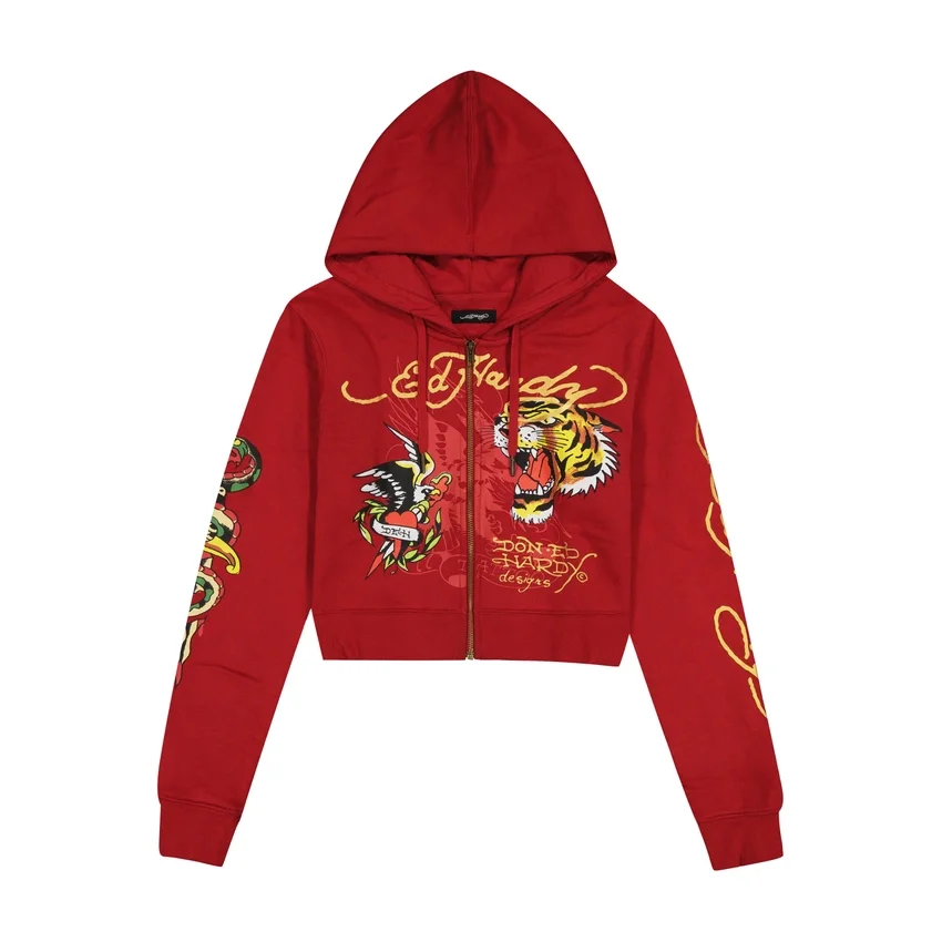 Eagle Tiger Zip Front Hoodie Eagle Tiger Zip Front Hoodie