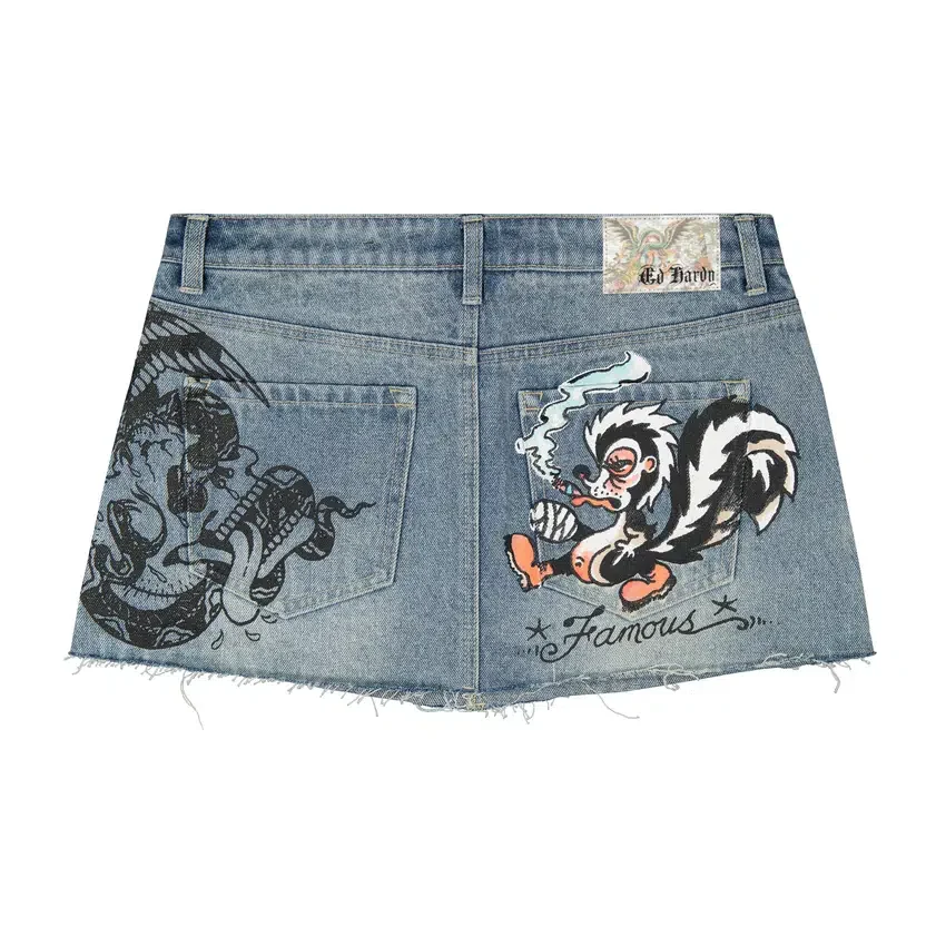 Famous Skunk Denim Skirt Famous Skunk Denim Skirt
