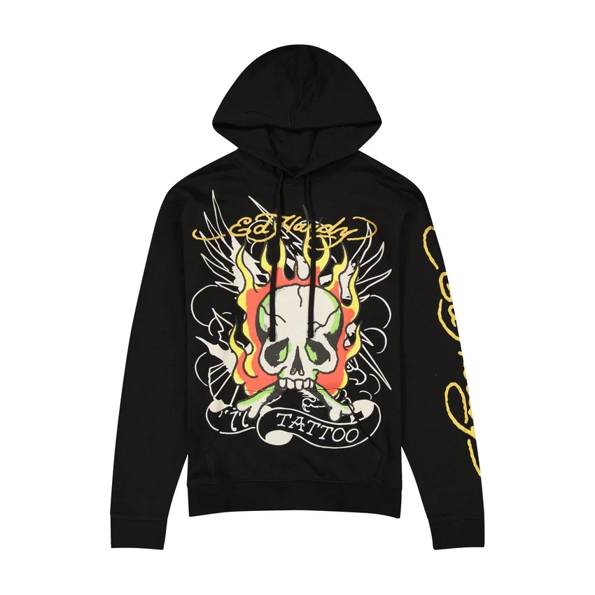 Fire Skull Pullover Hoodie Fire Skull Pullover Hoodie