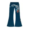 Flame Rose Boot Cut Sweatpants Flame Rose Boot Cut Sweatpants
