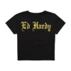 Heart Flame Rhinestone Baby Tee