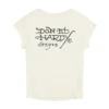 Heart Sword Rhinestone Cap Sleeve Tee