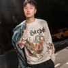 Limited Edition Rhinestone Dragon Ls Tee