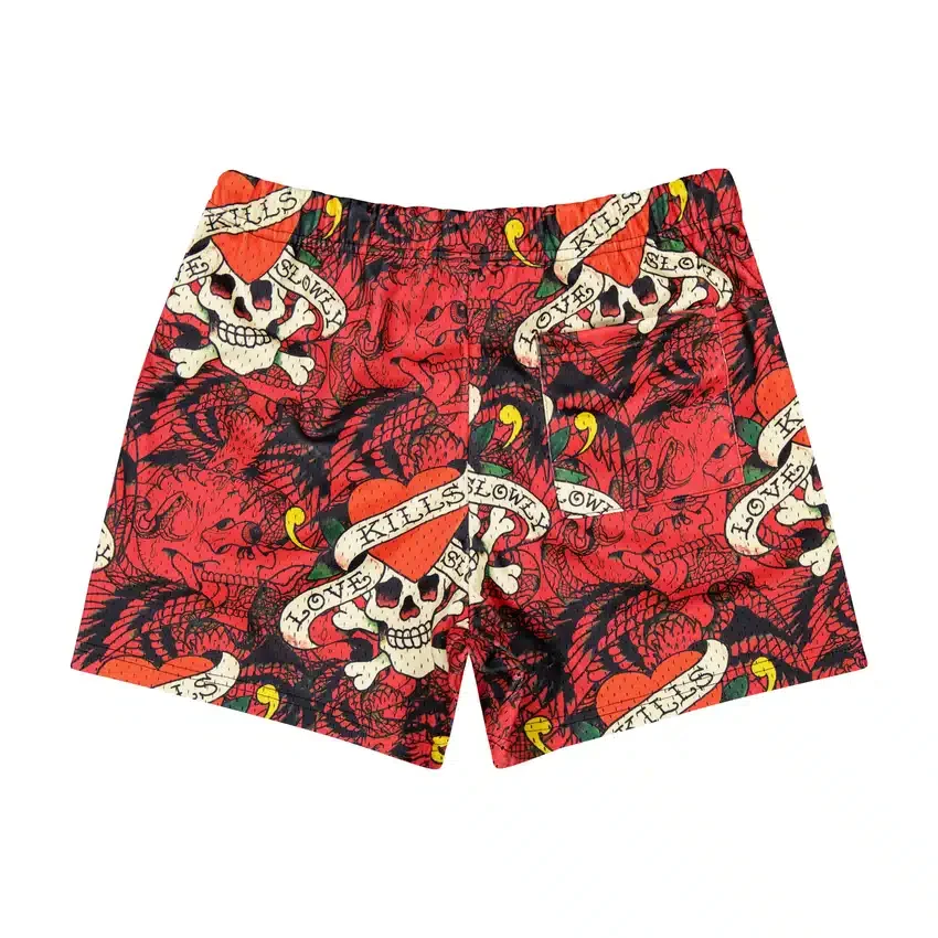 LKS Skull Mens Mesh Short LKS Skull Mens Mesh Short