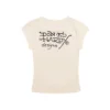 LKS Skull Rhinestone Cap Sleeve Tee