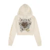 LKS Skull Zip Front Hoodie