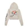 LKS Skull Zip Front Hoodie – Heather Grey