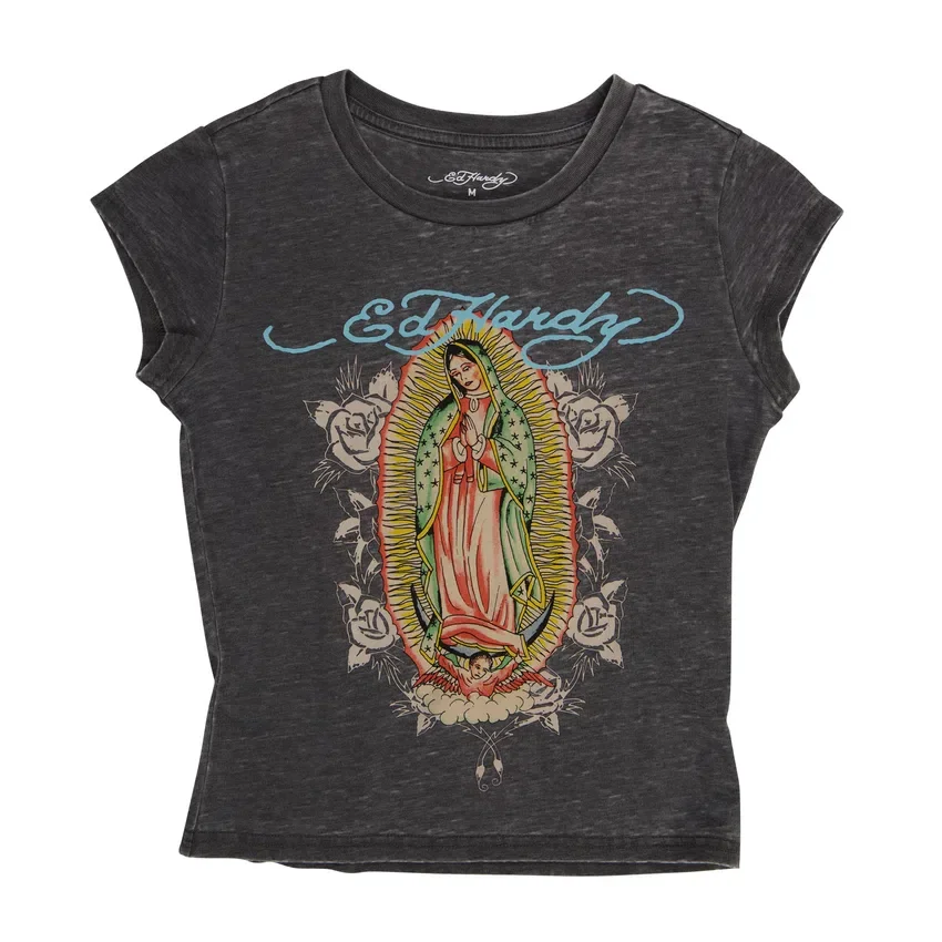 Mary Burnout Cap Sleeve Tee Mary Burnout Cap Sleeve Tee