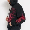 Mary Dragons Rhinestone Boxy Zip Hoodie Mary Dragons Rhinestone Boxy Zip Hoodie