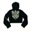 Mary Hooded Sherpa Zip Up Jacket