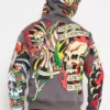 Multi Skulls Boxy Hoodie Multi Skulls Boxy Hoodie