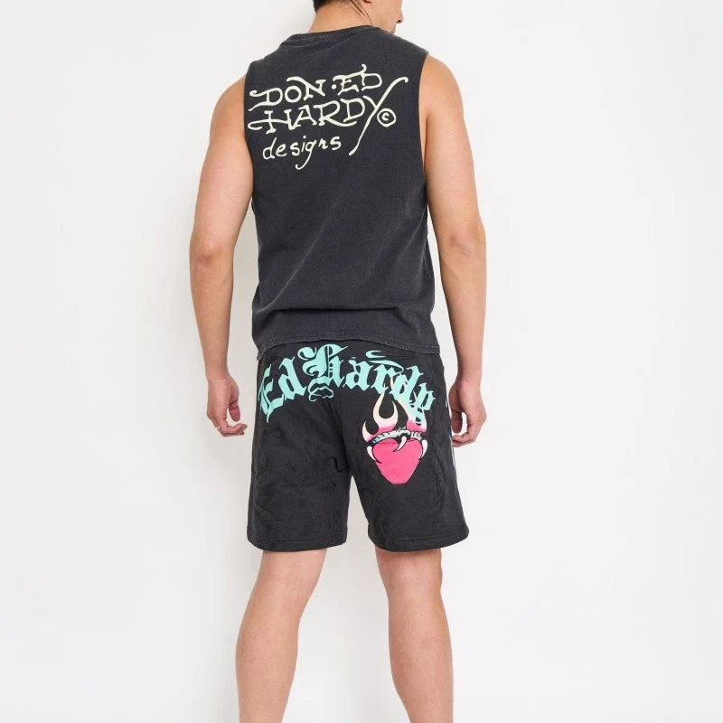 Pantera Puff Print Fleece Shorts Pantera Puff Print Fleece Shorts