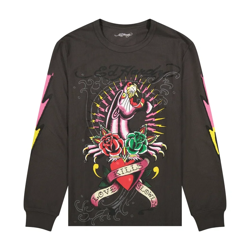 Panther Rose Thermal Tee Panther Rose Thermal Tee