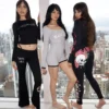 Panther Snake LS/Fold Over Yoga Pants