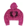Panthers Faux Fur Hooded Jacket Panthers Faux Fur Hooded Jacket