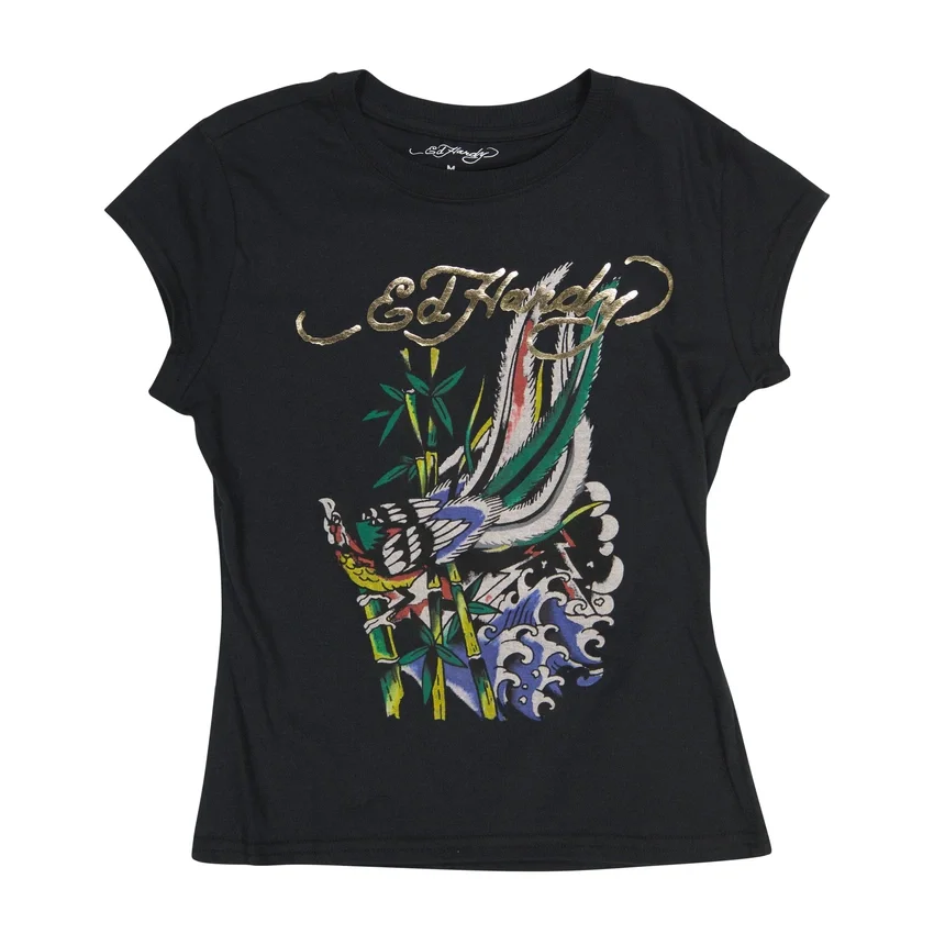 Peacock Cap Sleeve Tee Peacock Cap Sleeve Tee