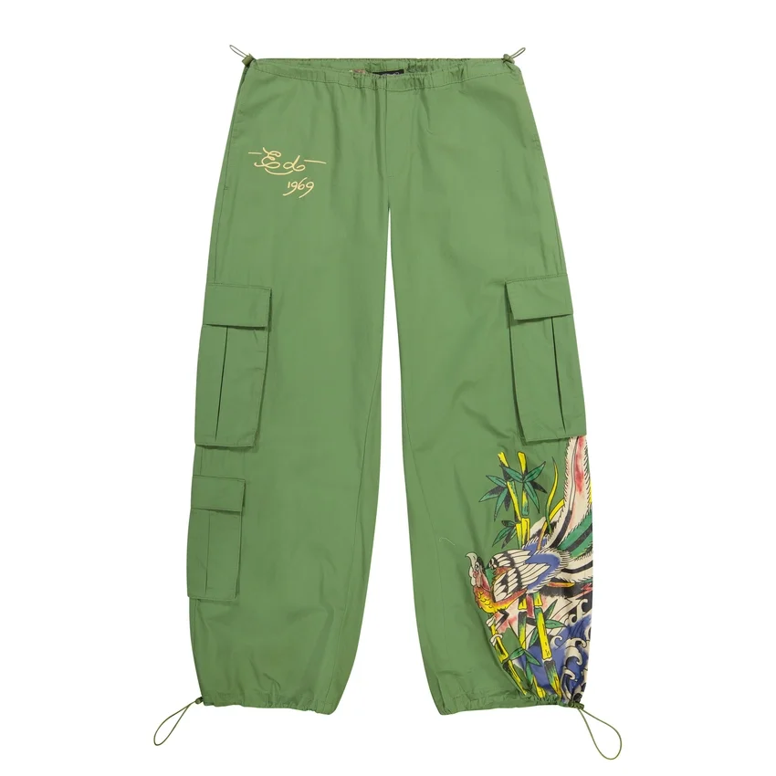 Peacock Poplin Cargo Pants Peacock Poplin Cargo Pants