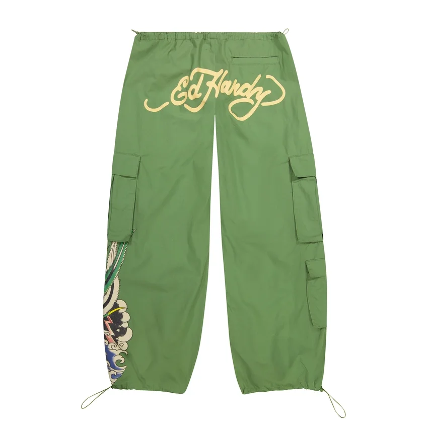 Peacock Poplin Cargo Pants Peacock Poplin Cargo Pants