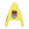 Phoenix Cropped Hoodie – Lemon