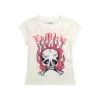 Pink Flame Skull Cap Sleeve Pink Flame Skull Cap Sleeve