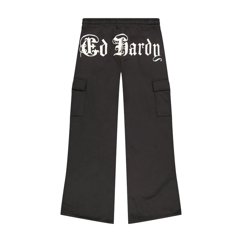 Rose Skull Cargo Sweatpants Rose Skull Cargo Sweatpants