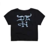 Skull Crosses Rhinestone Baby Tee