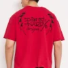 Skull Roses Boxy Cropped Tee Skull Roses Boxy Cropped Tee
